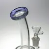 bong dab rig verre bong pipe à eau capteur de cendres plate-forme pétrolière tuyau d'eau barboteur recycleur bong en silicone tuyau de brûleur à mazout en verre bongs d'eau