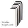 Good quality 07mm8mm Metric size Hexagonal wrench Chrome vanadium tools Universal wrench Hexahedron hex keys allen key hexagon 25362088