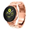 Bracelet universel en acier inoxydable de 20 mm pour Samsung Galaxy Watch Active 40 mm / Galaxy Watch 42 mm Bracelet de montre réglable Bracelet en métal