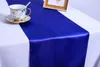 웨딩 파티 장식에 대 한 순수한 컬러 테이블 러너 Polyestec 소재 크기 30 * 275cm 홈 및 호텔 연회 테이블 장식