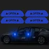 Car Door Stickers Warning Mark Reflective Tape Auto Exterior Accessories OPEN Sign Safety Reflective Strip Light Reflectors