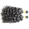 7A Não Processado Virgem Mongol Kinky Curly Cabelo Cápsulas de Queratina Cabelo de Fusão Humana Prego I Dica Pré Ligado afro Kinky Curly Hair Ex3413630