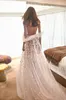 2020 Elihav Sasson Beach Wedding Dresses A Line Lace Lece 3D Floral Appliques High Side Slitt Weddings Wedding Abes personalizzati senza spalline 2900