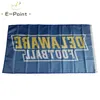 NCAA DELAWARE Fightin 'Blue Hens Flag 3 * 5ft (90cm * 150cm) البوليستر العلم راية الديكور تحلق المنزل حديقة العلم هدايا احتفالية