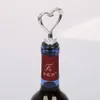 Nuovo regalo di bomboniere per bomboniere in plastica per tappi per bottiglie di vino a forma di cuore elegante Vendita calda