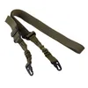 1.4m Nylon Multi-fonction Réglable Deux Points Tactique Fusil Sling Strap Outdoor Airsoft Mount Bungee System Kit