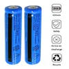 2x uppladdningsbart 18650 Batteri 3000mAh 3,7V BRC Li-ion-batteri för ficklampa laser + 18650 Dual laddare