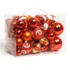 60pcs / set Decorazioni per palline di Natale Ciondolo assortito Palla infrangibile Ornamento Pendenti con palline decorative Ideale per albero di Natale JK1910