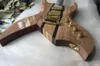 Rich Stealth Chuck Schuldiner Natural Spalted Maple Electric Guitar Neck Through Body TP6 Tailpiece 5 Piece Sandwich Neck Gold3832007