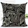 elegant ethnic cushion cover printed paisley almofada boho throw pillow case for sofa chair decorative floral cojines home decor