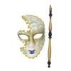 Cmiracle Handheld Venetian Masquerade Mask Great Halloween Carnival Party Carnival Mask2717743