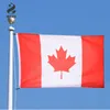 Canadese vlag 90150cm voor voetbalwedstrijd Activity Parade Festival Celebration Home Decoratie Decor Decor Canada National Flags9313655