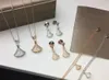 Pendientes de pulsamiento de collar de collar de joyería para mujeres