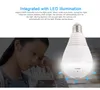 Anspo 960P 1.3MP WiFi Panoramic LED Bulb Telecamere Sistema di telecamere di sicurezza domestica a 360 ° Wireless IP CCTV 3D Fisheye Baby Monitor