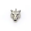 Винтажное ожерелье из стерлингового серебра 925 пробы, мужское ожерелье из серии Anger Forest, кулон с головой волка, ожерелье Wild AJ, мужские и женские пары,neckl289c