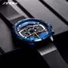 Relogio Masculino SINOBI Montre Hommes Voiture Creative Montres Homme Mode Casual Vitesse Racing Sport Chronographe Silicone Quartz Watch273Z