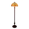 Tiffany Floor Lamps Tiffany-Style Light Baroque Retro Flower Floor Lamp Bedroom Living Room Study Room Floor Light