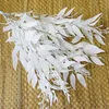 Artificial Leaves Bouquet Fake Willow Jungle Wedding Backdrop Decoration Christmas Faux Foliage Vine Party Home Decor Plant Xmas GD109