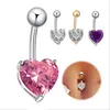 Mode Vrouwen Elegant Crystal Rhinestone body piercing sieraden Belly Button Navel Ringen Body Piercing Mode-sieraden Charm Accessoires DHL