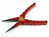 Toppkvalitet 3 Färg Rostfritt stål Fiske Plier T6061 Handtag Ta bort krok Tackle Gaffs Fish Line Cutter Tool Fish Grip