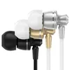 In Ear Metal Earphones Hifi Stereo Headphones with microphone Headset Volume Adjustment for iphone samsung android Smartphones