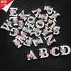 260pcslot 8 mm Slider Slider Rhinestone Letter Charms AZ z Bowknot Colorful5427750