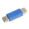 USB 3.0 En kvinnlig till kvinnlig kopplingsadapter USB3.0 AF till AF Connector Extender Converter