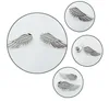 Fashion Popular Silver & Gold Color Wings Collar Pin Sweater Shirt Brooches For Women Angel Wing Cute Girl Punk Jewelry Valentine's Day Gift