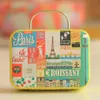 Gift Wrap Vintage Metal Storage Box Wedding Party Candy Retro Suitcase Handbag Small Rectangular Candy Chocolate Container1264Q