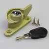 right zinc alloy drive knob lock platic steel window latch sliding door handle furniture hardware part pull bolt with key