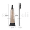 HANDAIYAN Eyebrow Cream Gel Professional Makeup Eyebrow Pen Long Lasting Waterproof eyebrow with Brush 6 Colors