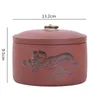 Purple Clay Kitchen Cans для специй для хранения упаковочной коробки высушенные гайки Caddy Tank Retro Ceramic Canister Canister Creat Pots Cre6569208