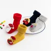 2019 novo do Natal do inverno dos desenhos animados do bebê Socks 3D recém-nascidos Socks infantil meias de algodão criança meias roupas de bebê 0-3y