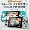 Powkiddy Q90 3 cala IPS Ekran Handheld Console Dual Open System Console 16 Symulatory Retro PS1 Prezent dla dzieci Nowe gry 10pcs5606620