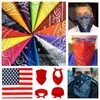 BANDANA Paisley Face Mask Head Wrap Cotton Scarf Neck Gaiter Cover Army Camo Multifunctional Riding Bicycle Headscarf FY7042