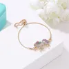 S810 Fashion Jewelry Colorful Rhinstone Unicorn Bracelet Adjustable Chain Bracelet227K