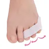 Frete grátis silicone toe separator pé chaves apoio 3 furos toe corretor vare para sobreposição de dedo do pé cuidados com os pés