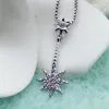 Silver Necklaces Imitation 925 Sterling Silver Necklace Wedding Accessories Women Plated Silver chicJewelry Lucky Star Necklace