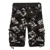 Męskie spodenki Summer Worbgy Cargo Fashion Men Casual Camuflage Bawełniane luźne narzędzia plus size 29-40