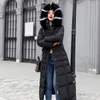 2019 Nuovo modo di arrivo sottile giacca invernale da donna in cotone imbottito caldo addensare cappotto da donna cappotti lunghi parka giacche da donna