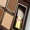 Kit de contour de cacao Drop 4Colors Bronzers Highlighters Powder Palette Nude Color Stick Cosmetics Chocolate Chocolate Eyshadow1325916