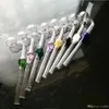 Farbe Schädelknochen gebogener Topf Großhandel Glas Shisha, Glas Wasserpfeife Fittings