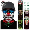 3D Seamless Magic Headband Joker Skull Skeleton Bandana Army Tube Neck Warmer Face Mask Scarf Cykel Sport Head Scarf Headwear C19011001