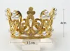 Mini Crown Princess Topper Crystal Pearl Tiara الأطفال الحلي لحفلات الزفاف لحفل عيد ميلاد أدوات تزيين كعكة XB19152768