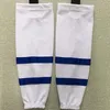 New Kids Youth Men White Ice Hockey Black Training 100% Polyester Practice Socks Bästa kvalitet