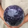 135 mm großer Größe hochwertiger natürlicher Traum Amethyst Quarz Kristall Kugel Kugel Kugel Edelstein Heilung Home Dekoration kostenloser Versand