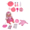 Diversão Jogar Móveis de Brinquedo Mini Reborn Boneca Talheres Baby Girl Boneca para Mellchan Baby Dolls Acessórios Presentes Criativos Brinquedos