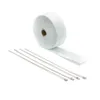 10M Térmico 4 pcs Laços Envoltório Exaustão Isolante Warp Cabeçalho Warp Tubo de Escape Warp Suporte máximo 500 Celsius279P