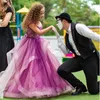 Kleid Prinzessin Ball Blumenkleider für Hochzeit Spitze appliziert Perlen Mädchen Festzug Kurzarm formelles Kommunionkleid