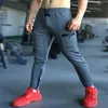 Erkek Joggers Rahat Pantolon Fitness Erkekler Spor Eşofman Dipleri Sıska Sweatpants Pantolon Siyah Spor Salonları Jogger Track Pantolon